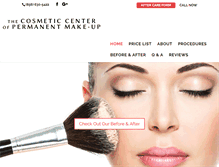 Tablet Screenshot of permanentmakeupsj.com